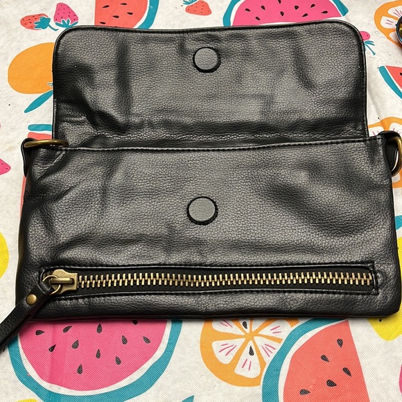 Hollywood intuition by Jayne Hersh clutch, black faux leather - Picture 4 of 9